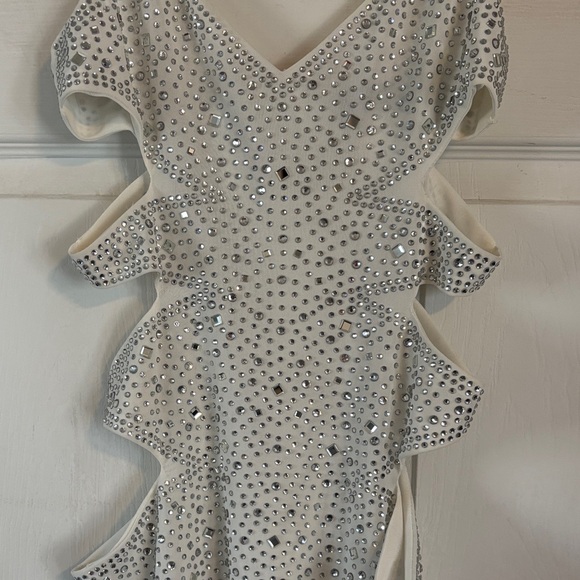 Akira No Caption needed mini rhinestone dress  SZ M - Picture 7 of 13